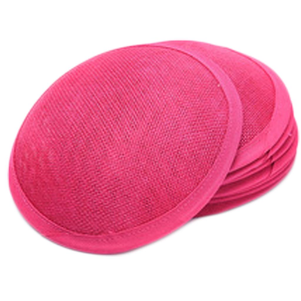 Sinamay Fascinator Base for Women DIY Headwear Millinery Party Hat Base Breathable Round Support Fascinators Accessories