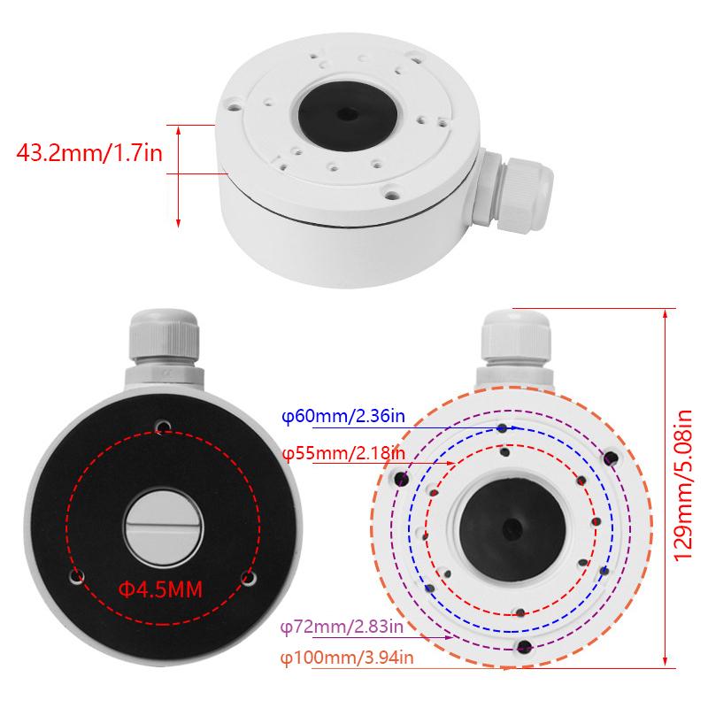 Camera Junction Box Waterproof Cctv Ip Camera Stand Home Security Camera Holder Bracket For Surveillance Camera Bracket