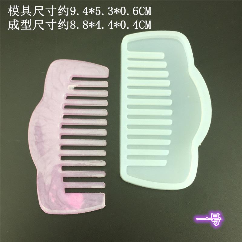 

DIY Comb Silicone Mold Creative UV Resin Epoxy Jewelry Production Process Polymer Silicone Mold Crystal Dropping Tool