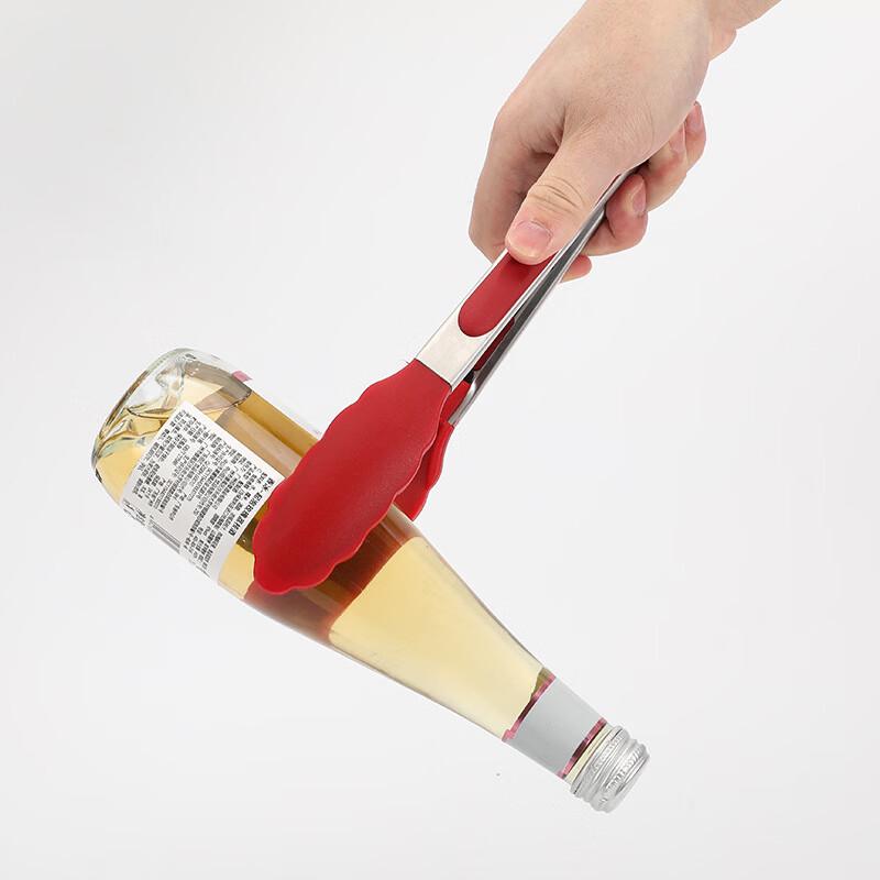 Zhizhou Stainless Steel Silicone Food Tongs