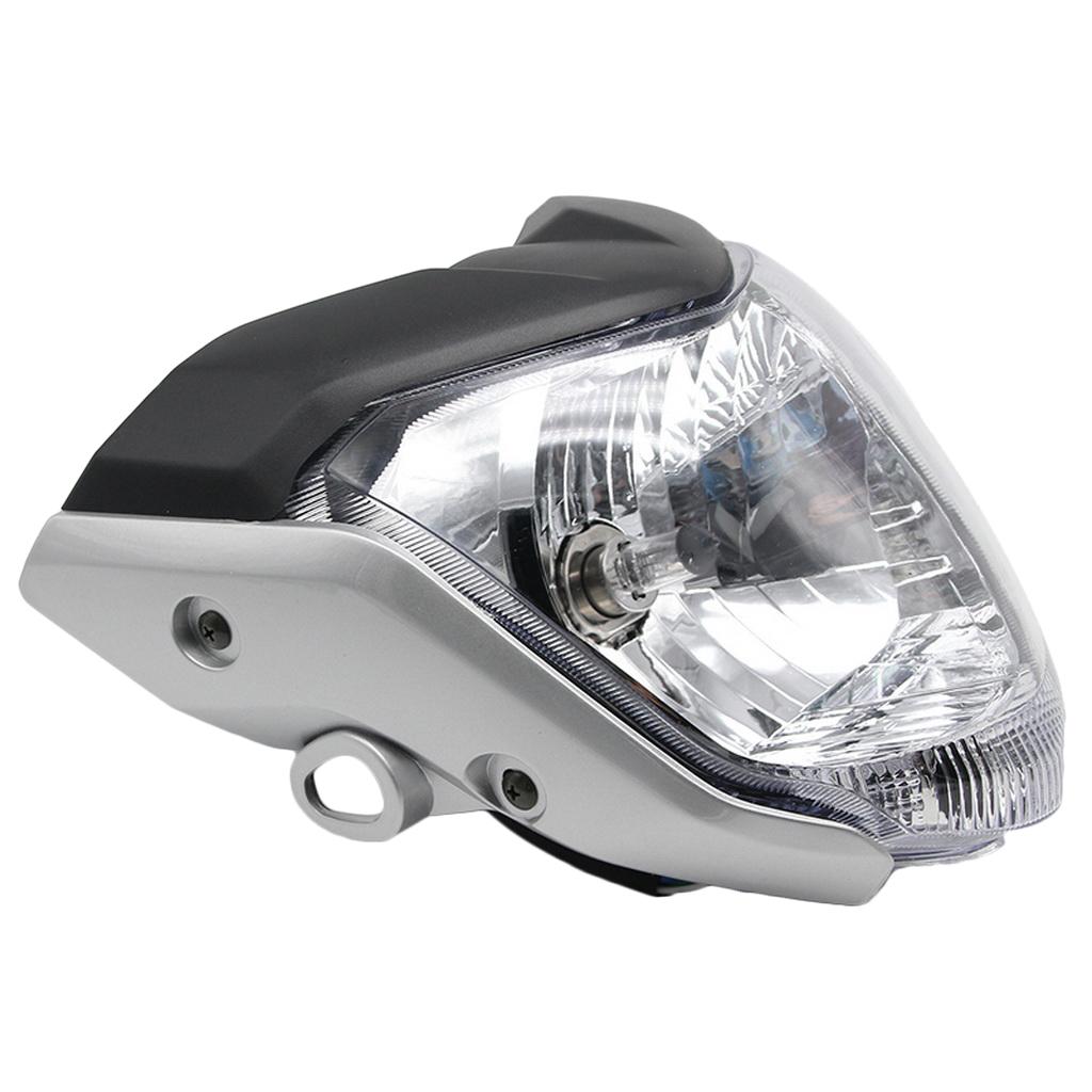 Motorcycle Headlight Assembly with Halogen Lamp Bulb for  FZ16 YS150 FZER150 270 * 260 * 160mm