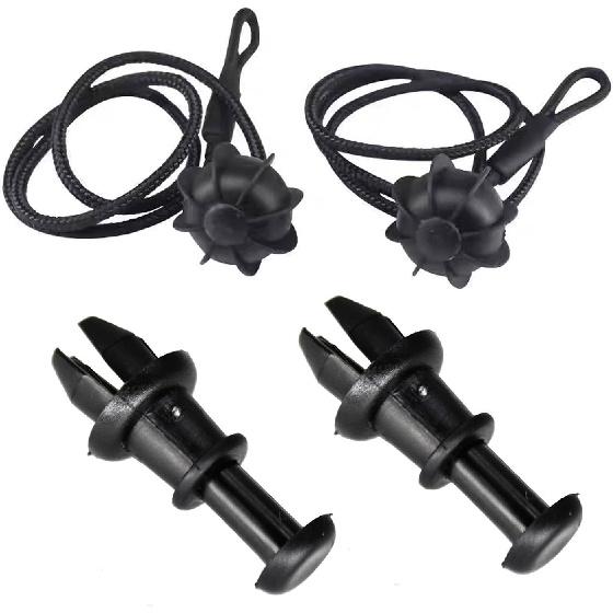 Car Parcel Shelf String Cord Tonneau Cover Strap for MK6 MK5 8P 8V 1K6863447A 1K6863447A9B9 Tailgate Trunk Plastic