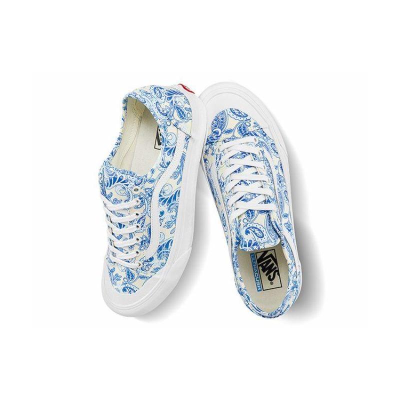 Vans Style 36 Retro Low Top Casual Skate Shoes Blue Print VN0A5HFF686