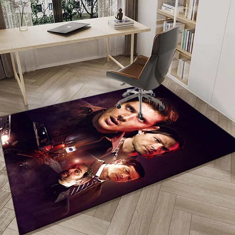Super-natural Darkness Deliverance Carpet, Chair Rug,Rug for Office Bedroom Living Rooms, Doormat Decor Fan Gift Christmas Gift