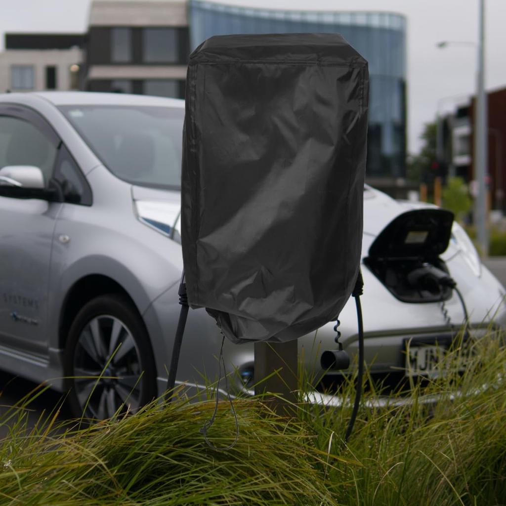 Waterproof Ev Charger Cover Protective Rainproof Dustproof Sleeve for Electric Vehicle Charging Station Outdoor Use 27.56X13.78X9.84 Inches