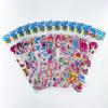 12 Blätter/Set Dress Up Girl-Aufkleber, 3D-Cartoon-Prinzessin-Blase, Scrapbooking für Mädchen, Notizbuch, Schlafzimmer-Dekoration