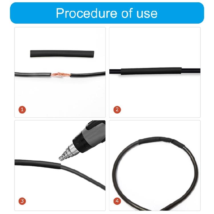 Color Coded Heat Shrink Tubing Collection for Professional Electrical Repairs and Insulation With Portable Storage Case
