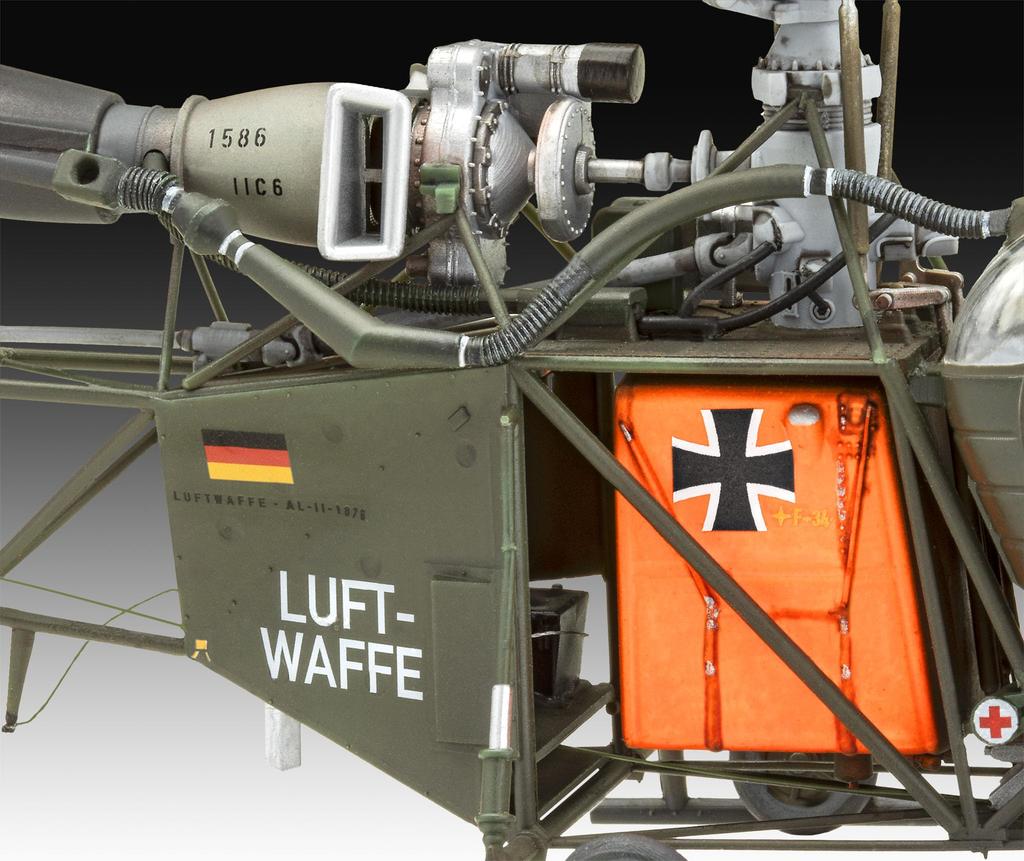 Deutscher Revell Deutscher Alouette II Plastikmodellbausatz 03804 1/32