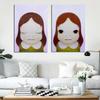 Yoshitomo Nara Cute Cartoon Girl Canvas Painting Sleepwalking Doll Drawing Japanese Wall Pictures For Girl Kids Room Decoration No Frame