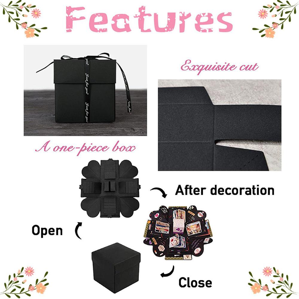 DIY Pleasantly Surprised Photo Album Gift Box Storage Box Valentine's Day Surprise Gift Box Romantic Couple Creative Gift