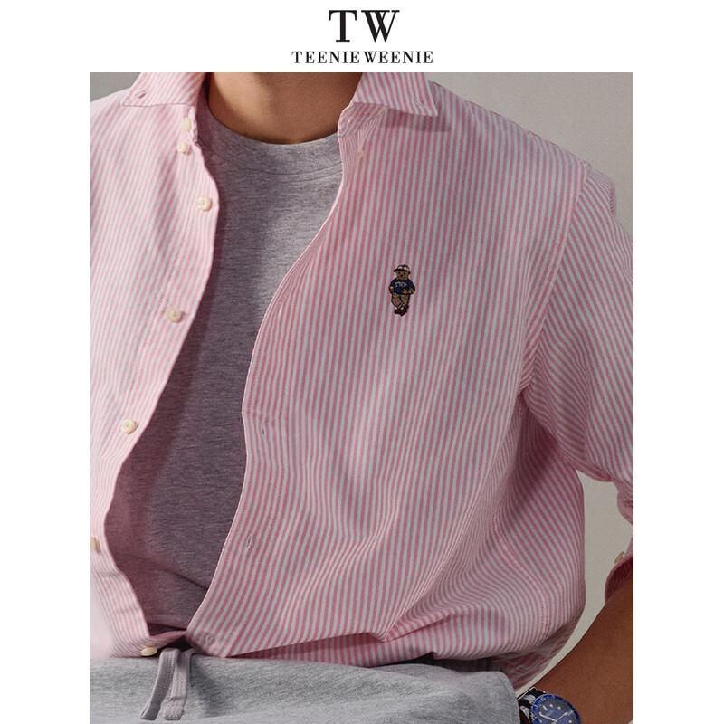 Teenie Weenie Men's Striped Oxford Long-Sleeve Shirt