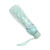 1PC Transparent Folding Umbrella Fashionable Princess Umbrella Cherry Blossom # Light Green