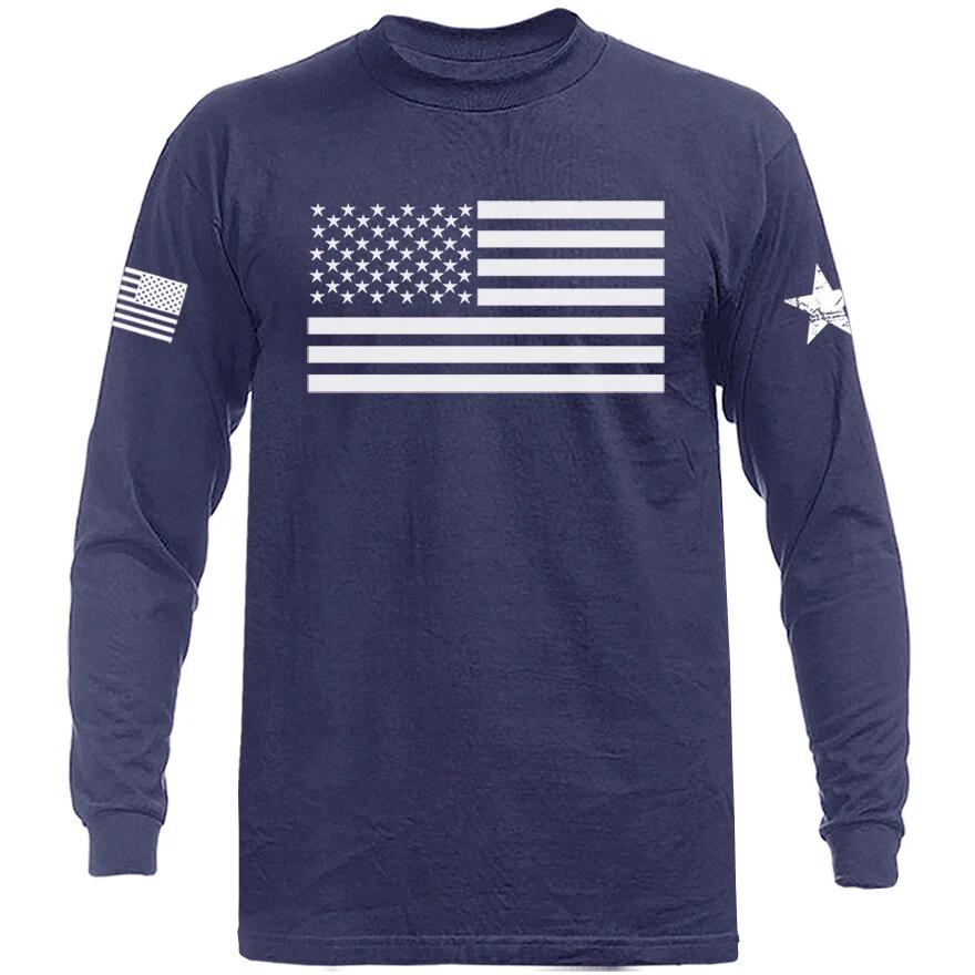 United States of America Flag American Pride Long Sleeve