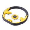 320mm12.5in Car Sport Steering Wheel with Horn Button Aluminum PVC Universal Accessory
