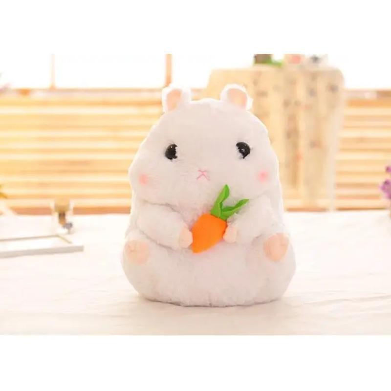 

28 см/38 см Милый хомяк, мягкие игрушки, куклы, плюшевые игрушки, имитация хомяка, большие игрушки для детей, девочек, праздничный подарок! 38cm белый