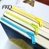 Lightweight Bookmark Long Zipper for Thick Book, Plastic 3D Book Page Marker Reading Men & Women, Accessory Women