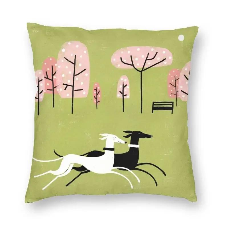 Greyhound Bedroom Sofa Cushion Cover Home Decor Pet Dog Living Room Lovers   Pillowcase