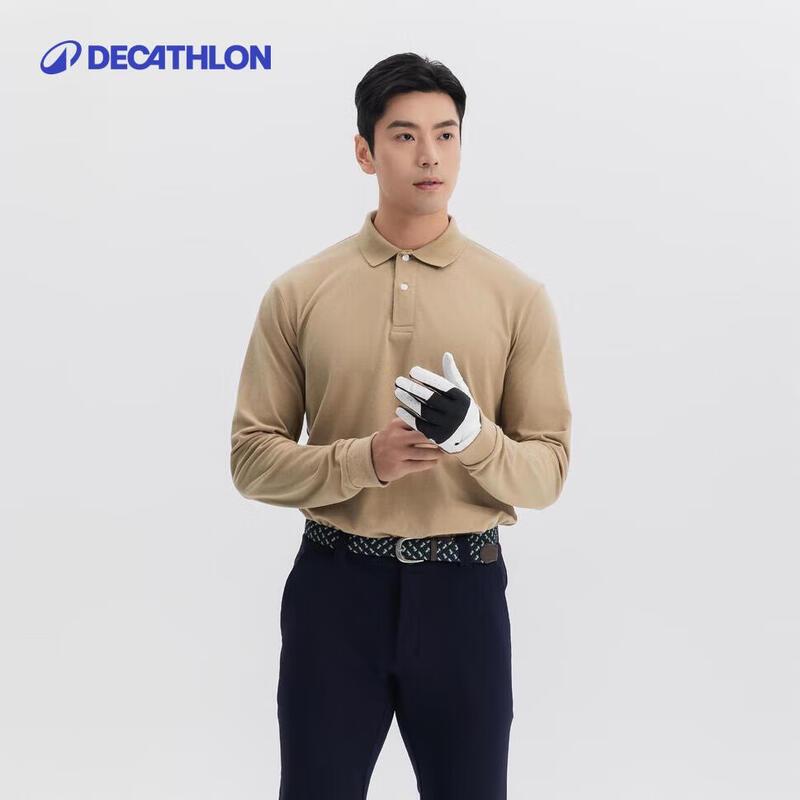 Decathlon Men s Loose Fit Long Sleeve Polo T-shirt L