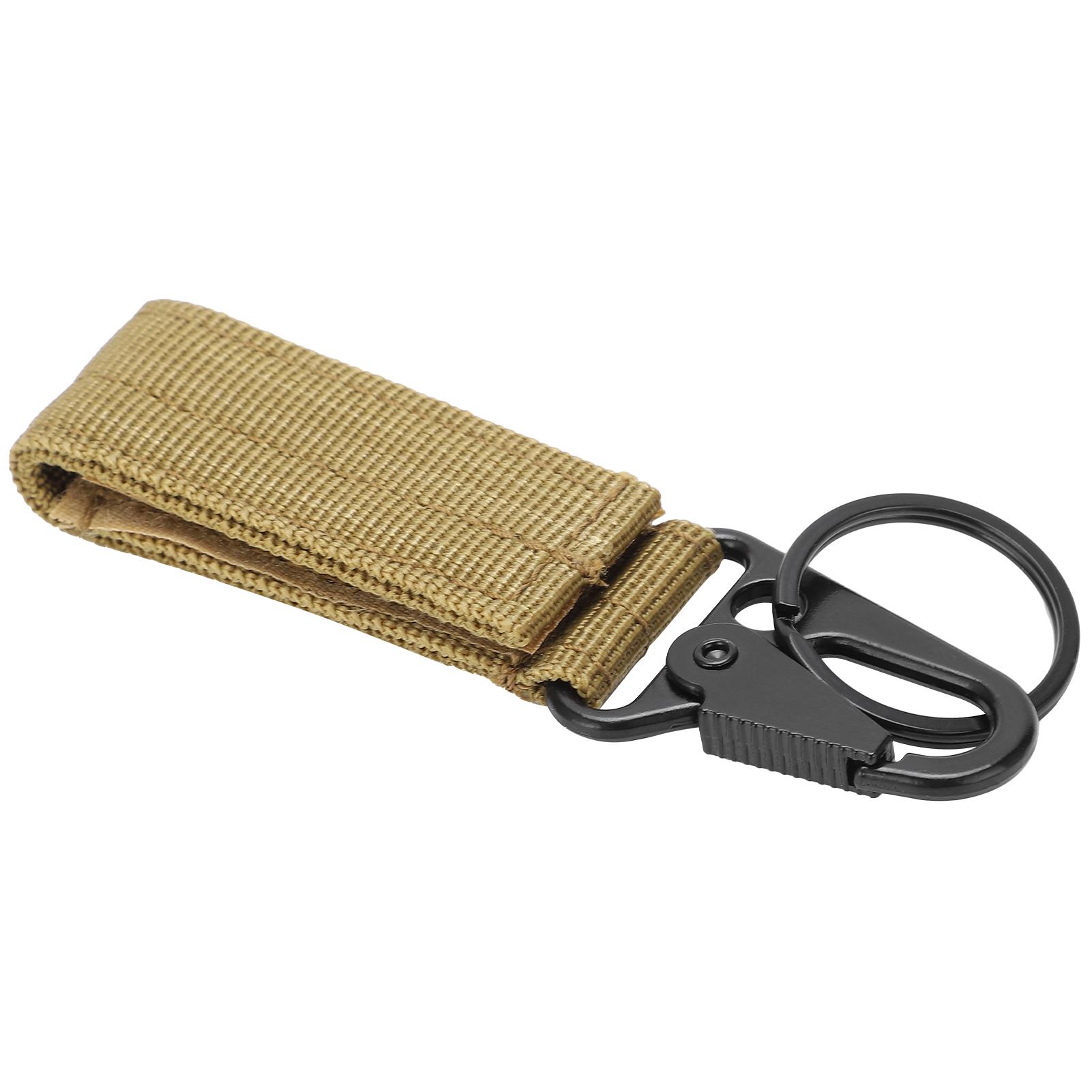 

Открытый ремень, подвесной брелок, карабин с крючком и петлей, брелок для ключей, пряжка, вешалка хаки