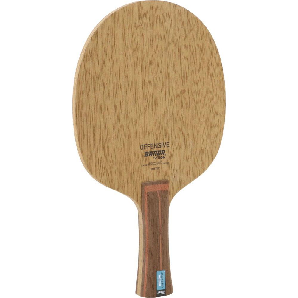 Used STIGA Table Tennis Shake Racket BANDA OFFENSIVE FLA BANDA Offensive Flare JTTA Japan Table Tennis Association Official Club Activities Club