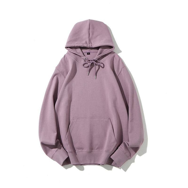 Men's 280g Solid Color Hoodie with Hood - Trendy Autumn/Winter Youth Fashion