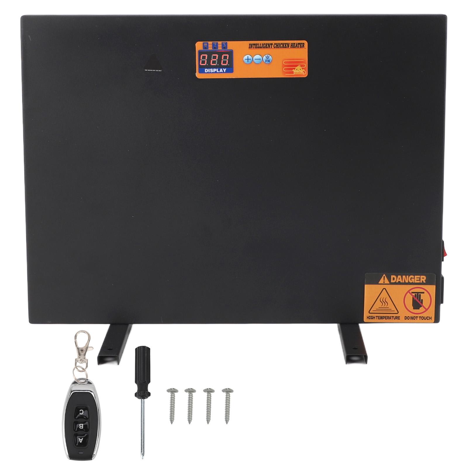 

Chicken Coop Heater 150W Iron Auto Power Off Chicken Coop Heating Panel Winter Poultry Warmer with