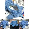 Adorable Elephant Stuffed Pen Bag With Plush Material For Kids School Supplies
