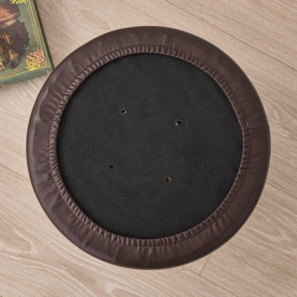 Rotundity Round Stool Cover PU PU Waterproof Chair Cover Soft Barstool Covers  Family