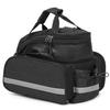 Bicycle Rear Seat Bag Multifunction Expandable Waterproof MTB Bicycle Pannier Bag Bike Rack Bag With Rain Cover