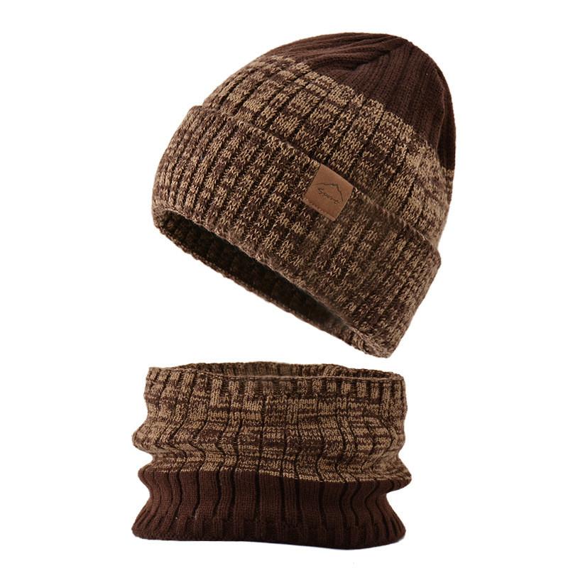 Winter Knitted Hat For Women Men With Lining Warm Thick Beanie For Outdoor Activities