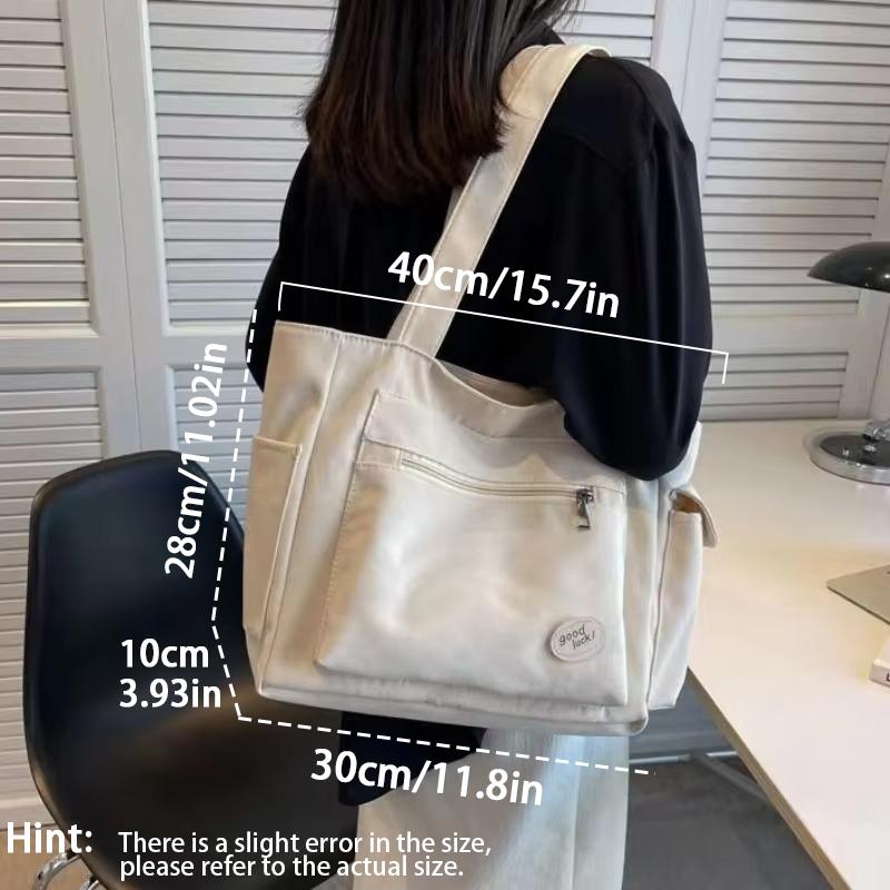 2026 Fashi Shoulder Bag for Women's Class Large Capacity Student Tote Bag  New Canvas Commuter Handbag Women Bag Eco Bag