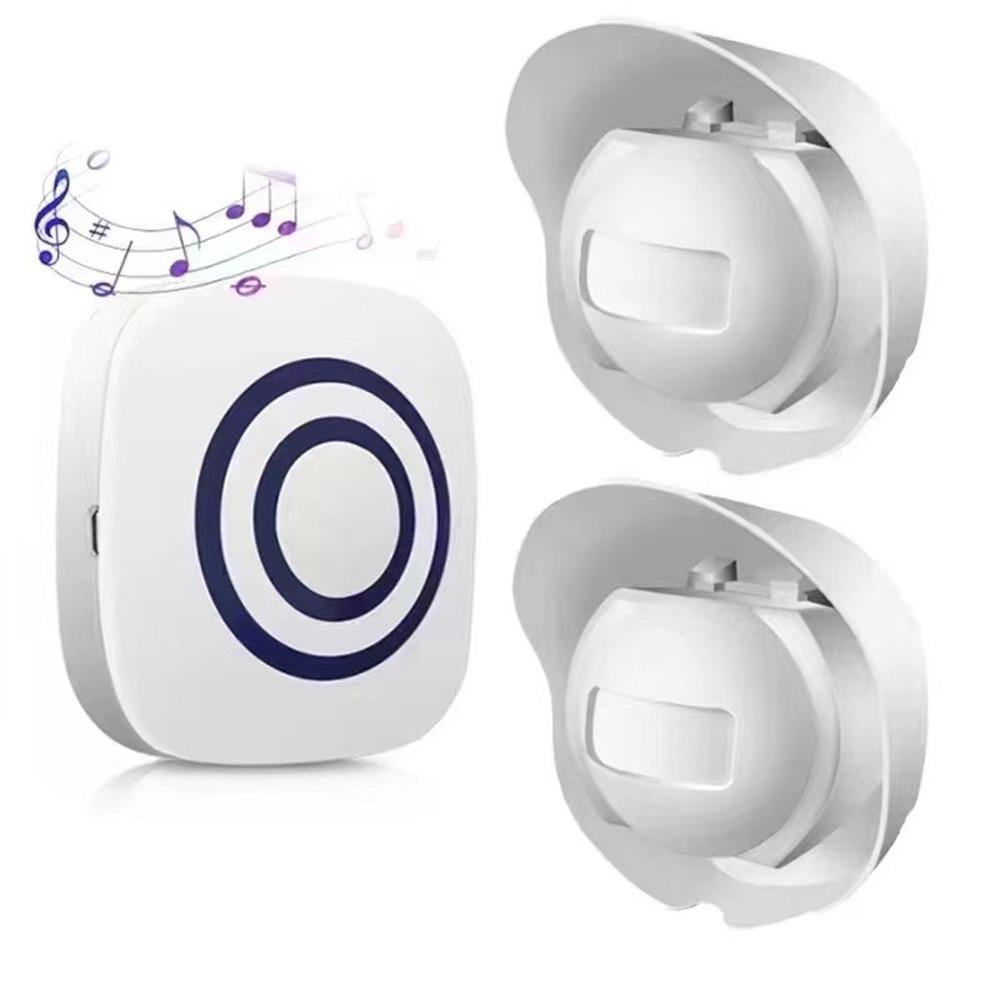 Wireless Waterproof Infrared Sensor Doorbell with Elderly Pager and FCC-ID Certified Home Driveway Alarm