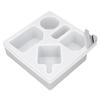 Sofa Cup Holder Tray with Phone Stand Silicone Plastic Couch   Drink Holder for Bed Car Remote Control Snacks and Other Items