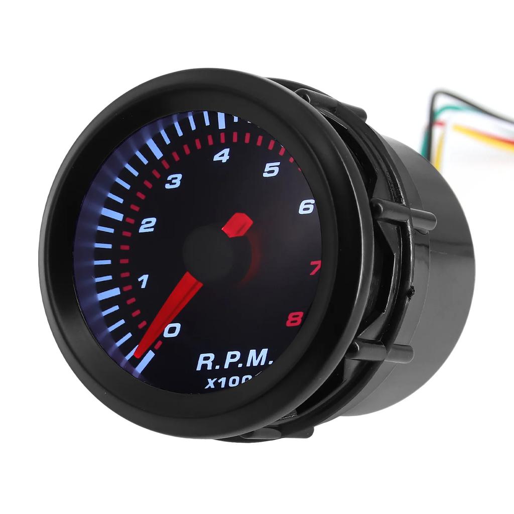 Universal 12V 2" 52MM Car Gauge Water Temp 40-120℃ Oil Temperature Boost PSI BAR Oil Pressure 0-100PSI Voltmeter Vacuum Gauge
