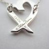 [Used] TIFFANY 925 Loving Heart Pendant/Necklace/g504-28