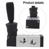 1x Air Valve 1pc 1pcs 2 Position 4H210-08 5 Port Control Hand Lever Pneumatic Pull 1/4Inch 1/4Inches Brand new