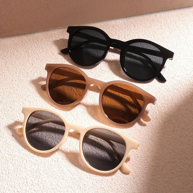 3pack Retro Small Round Frame Women's Fashion Glasses Daily Trendy Match Party Festival Party Decoration Glasses