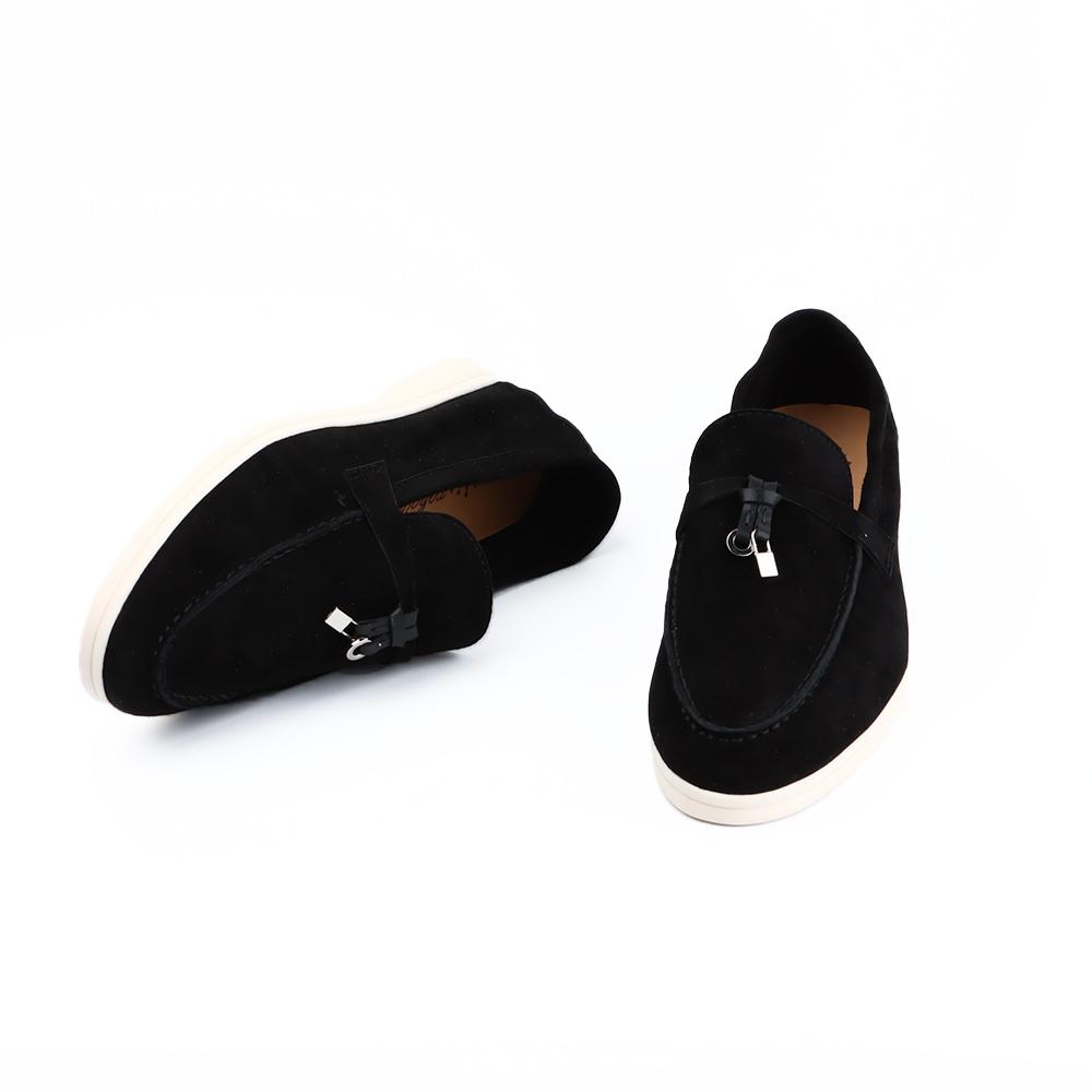 Suede Leather Women's Loafers 2023 Summer Slip-on Causal Moccasin Shoes Comfortable Sneaker Lazy Shoes for Men Top Quality