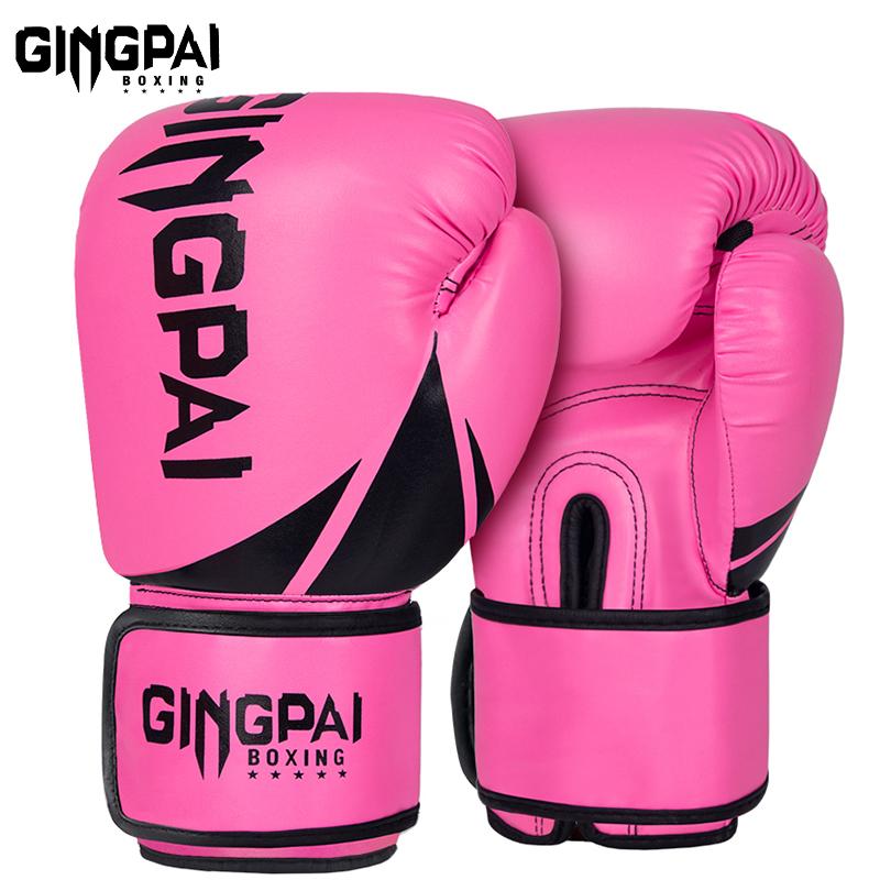 1/6/8/10/12Oz Professional Boxing Gloves for Adults Kids Muay Thai MMA Training Combat Sanda Fighting Gloves Men Women