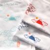 Cluster Tenugui Washed Gauze with Finish of Sea of Clouds and Fuji Pattern Each In and Navy Japanese-made (Tenugui) Double-Layered Anti-Fray [Set 3