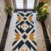 Moroccan Ethnic Style Printed Carpet Abstract Geometric Decorative Door Mat Farmhouse Living Room Bedroom Entrance Carpet