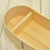 Bento box magewappa blister type 1 tier plain wood 500cc