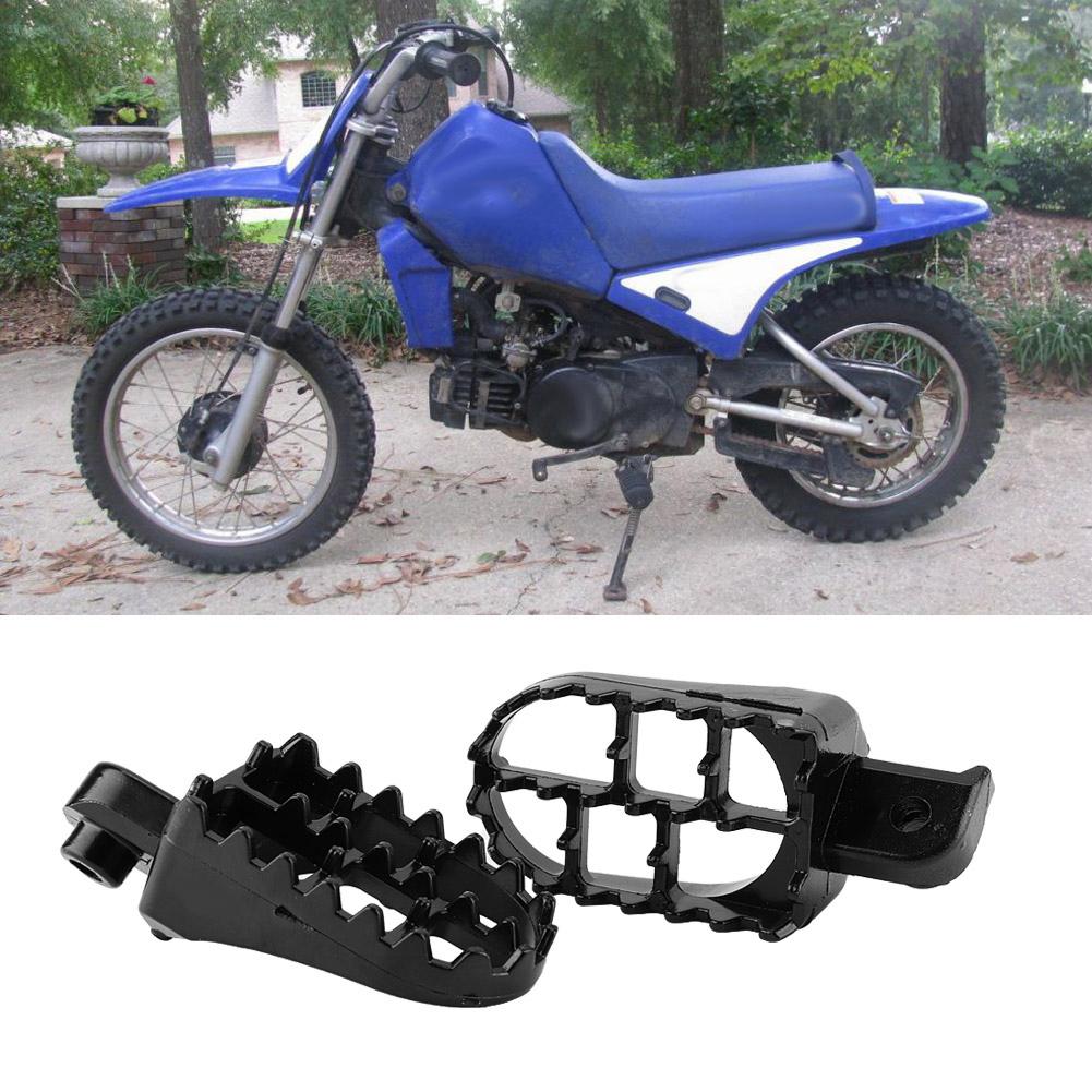 2ks Motocyklové nožičky Pedály Opěrka na nohy pro Yamaha PW50 PW80 TW200