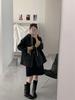 Scarlet 2025 Autumn/Winter Women's Hooded Loose Double-Faced Cashmere Jacket