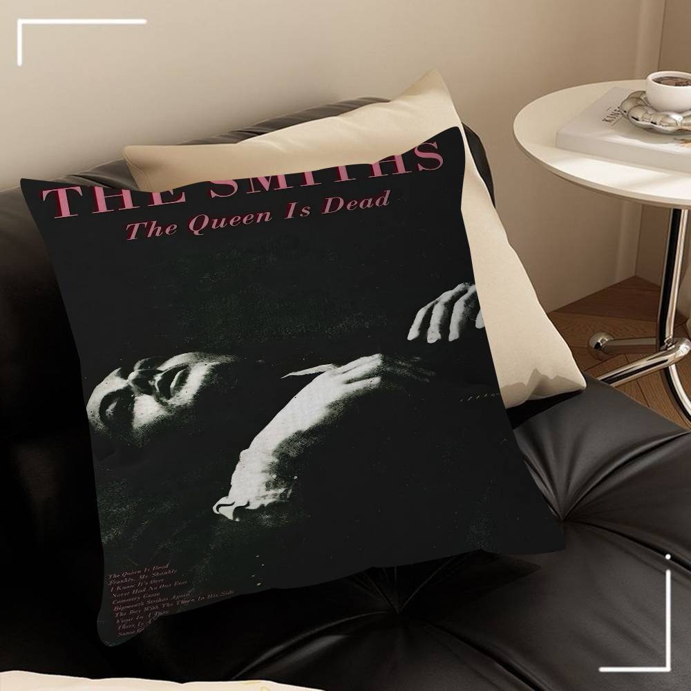 British Rock Band The Smiths Cushion Cover Car Throw Pillow Case For Sofa Car Christmas Gift 40x40cm 45x45cm