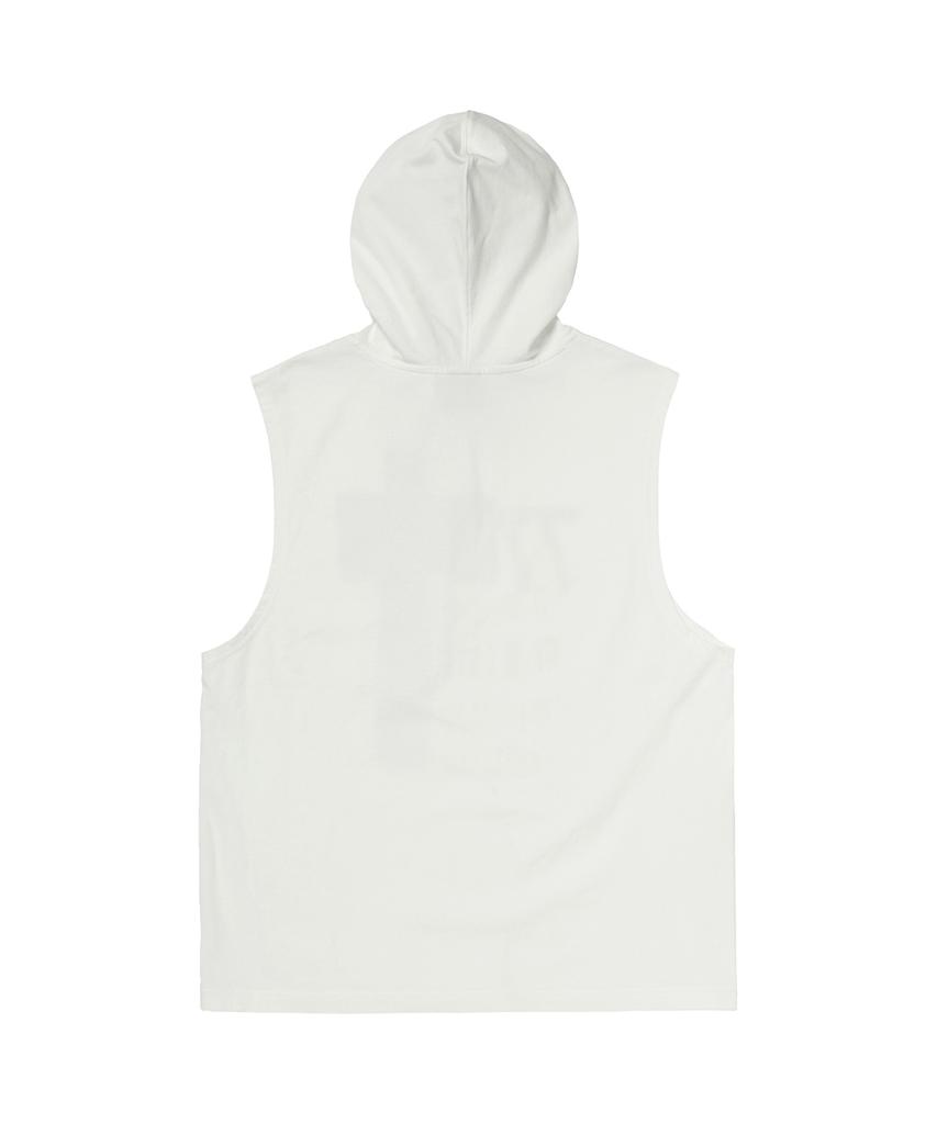 Garter Gallery Red Cross Hood Sleeveless_White