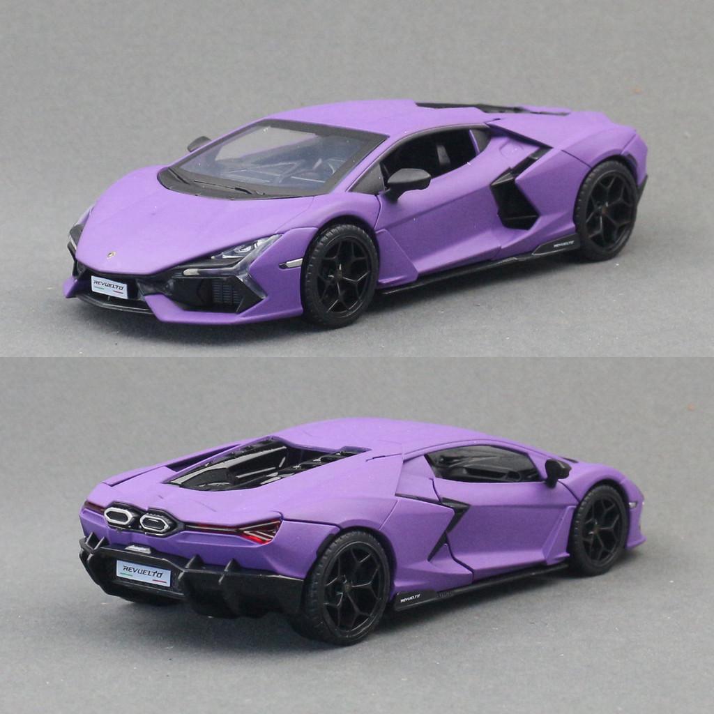 Model Car Alloy Revuelto Toy With Hinged Doors And Features Light