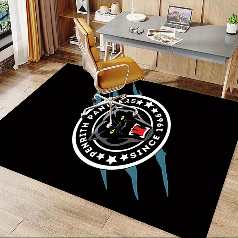 1 Stück Panther, Logo, Sportbüro Teppich Weich Polyester Eingangsteppich Waschbar Rutschfest Maschinenwaschbar