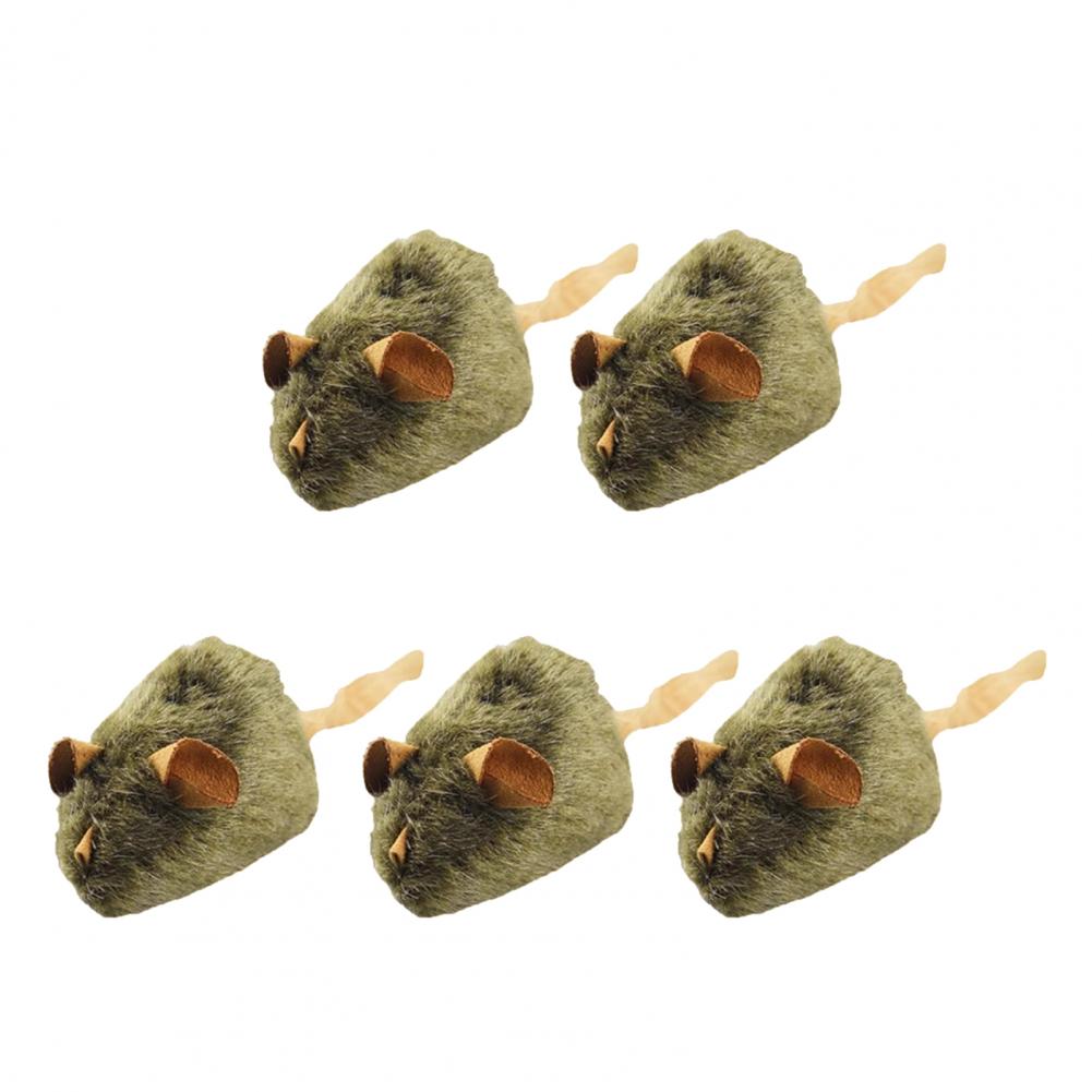 Realistic Mouse Sound Cat Toy Simulation Mouse Cat Toy with Realistic Simulation Mouse Automatic Squeaky Cat Supplies
