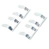 4 PCS Rear Brake Hose Clips 191611715 Metal Brake Line Retainer Hose Clamps For Mk4 Mk5 Mk6 Ameo Corrado